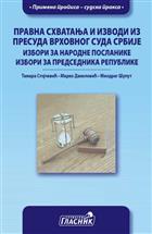 ПРАВНА СХВАТАЊА И ИЗВОДИ ИЗ ПРЕСУДА ВРХОВНОГ СУДА СРБИЈЕ, ИЗБОРИ ЗА НАРОДНЕ ПОСЛАНИКЕ И ИЗБОРИ ЗА ПРЕДСЕДНИКА РЕПУБЛИКЕ